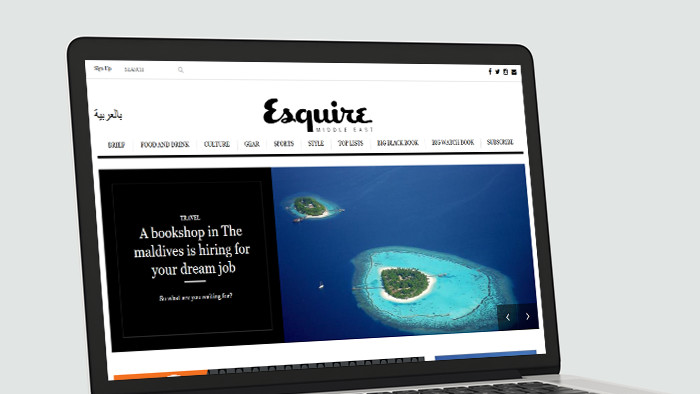 Website Esquire Middle East