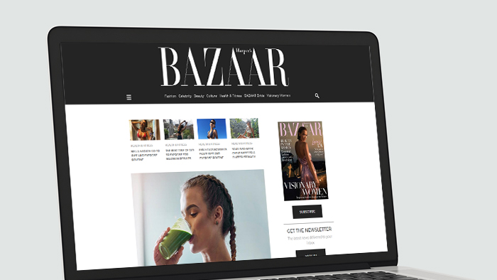 Website Harper's Bazaar Australia