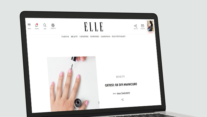 Website ELLE Decoration Belgie