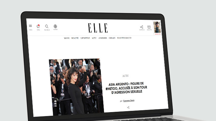 Website ELLE Decoration Belgique