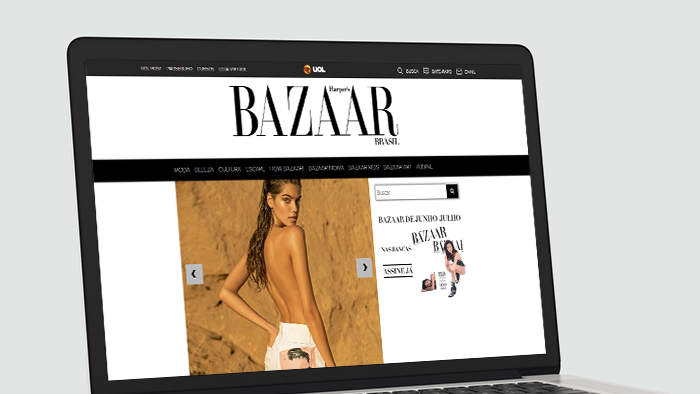 Website Harper's Bazaar Brasil