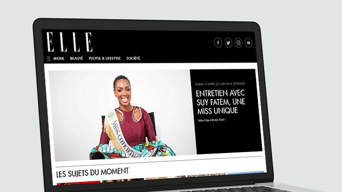 Website ELLE Ivory Coast