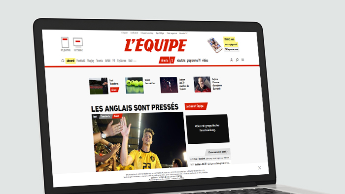Website L'Équipe France