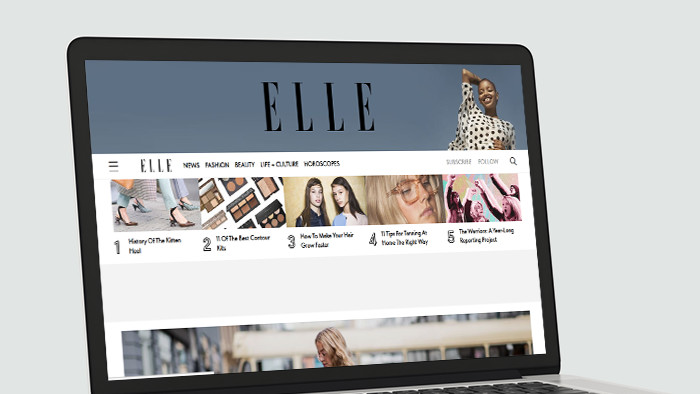 Website ELLE UK