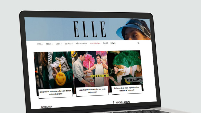 Website ELLE Mexico