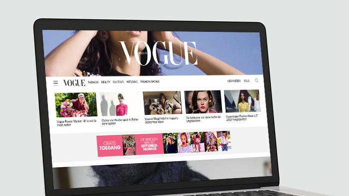 Website Vogue Netherlands