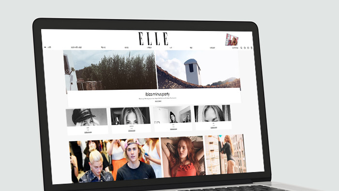 Website ELLE Norway