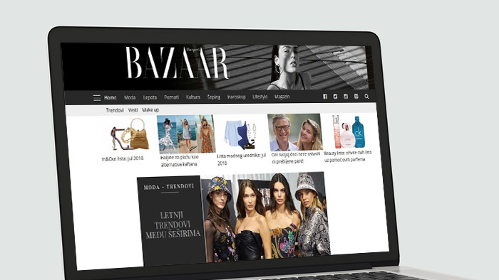 Website Harper's Bazaar Serbia
