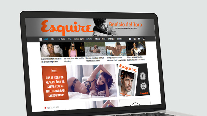 Website Esquire Serbia