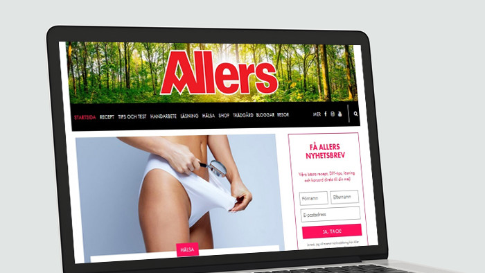 Website Allers Sweden