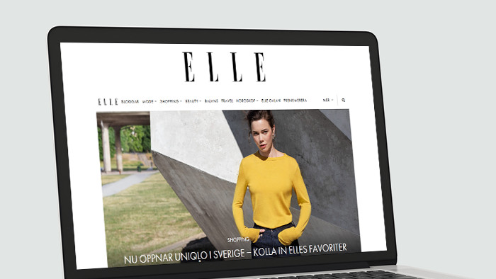 Website ELLE Sweden