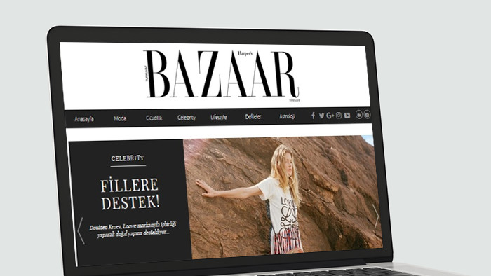 Website Harper's Bazaar Turkey