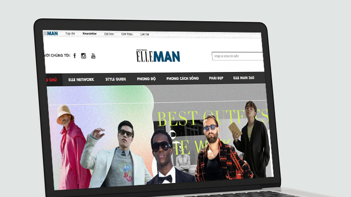 ELLE Man Vietnam Website