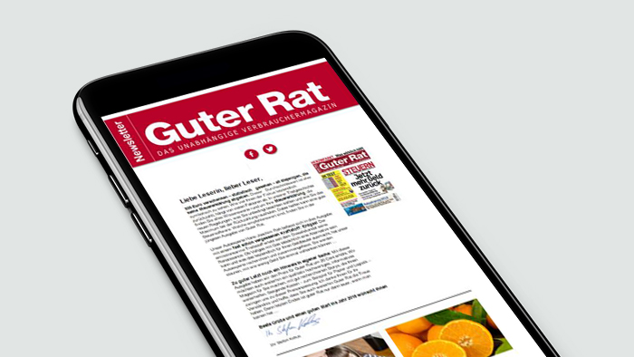 Guter Rat Newsletter Key Visual