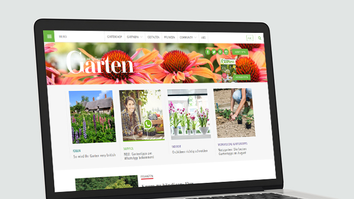 Mein schöner Garten Online Key Visual