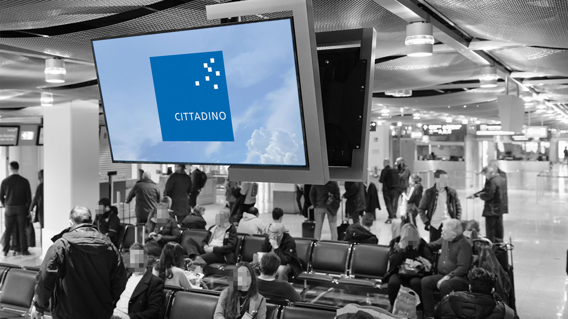 CITTADINO Airport Screen Waiting Area